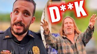 COPS BARK ORDERS AND GET DESTROYED! INTIMIDATION FAIL!