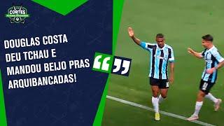 Após polêmica com o casamento, Douglas Costa faz gol, dá TCHAU e MANDA BEIJA para as arquibancadas