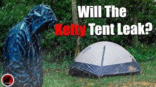 Waterproof Testing a Tent with Quick Corner "Technology" - Kelty Late Start Rain Test