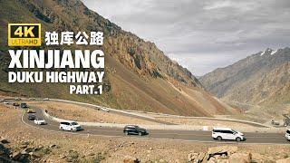 Xinjiang Duku Highway Part One - China Scenic Drive 4K