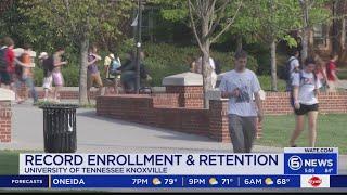 Record enrollment & retention at UT Knoxville