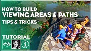 ▶ How to build Paths & Viewing Areas in Planet Zoo Tutorial | Tips & Tricks |