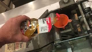 ADDING “hydraulic jack fluid” to a floor jack (bleeding out the air) harbor freight 2 ton