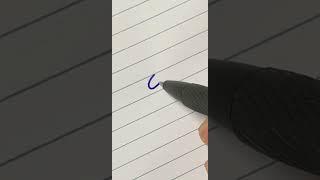 Capital letter C cursive handwriting #cursivehandwriting