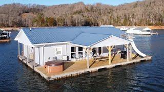 30 x 48 Floating Cabin (4 Bed/2 Bath - Approx 1348sqft) For Sale on Norris Lake TN - SOLD!