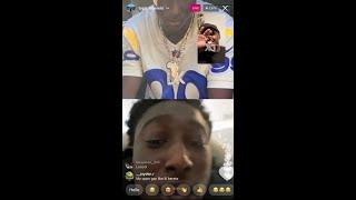 Top5 snatches Lil Berete's chain and argue on IG Live