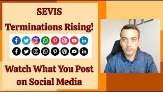 SEVIS Terminations Rising! Watch What You Post on Social Media