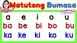 a e i o u | ba be bi bo bu | Mga Salitang may Dalawang Pantig | Magsanay at Matutong Bumasa