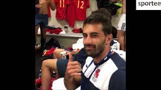 spanish rugby players in locker
