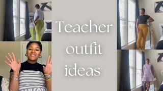 Back to school teacher outfit ideas I 2024-2025 school year