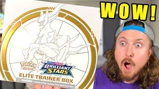 *SO MANY ULTRA RARE POKEMON CARDS* Brilliant Stars Elite Trainer Box Opening!