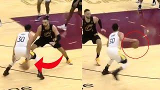 Stephen Curry Out of this World Behind the Back Dribbling Skills! and a Step-Back 3 Point Jumper