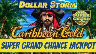 ️MASSIVE SUPER GRAND CHANCE JACKPOT on DOLLAR STORM CARIBBEAN GOLD and other HANDPAYS️