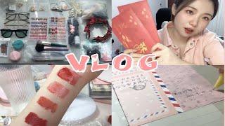 出国准备vlog｜收拾行李、新唇釉试色、行前清单打卡