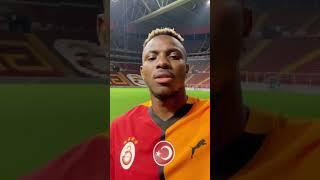 Victor Osimhen'den,  Galatasaray taraftarına mesaj