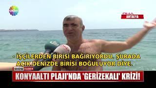 Konyaaltı Plajı'nda "Gerizekalı" krizi!