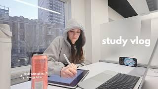 study vlog | a chaotic month of sleep deprivation preparing for finals