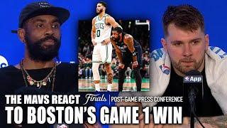 The Mavericks react to losing Game 1 of the NBA Finals to the Boston Celtics | 2024 NBA Finals