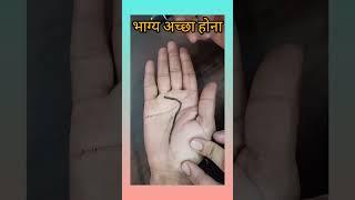 हस्त रेखा से जाने भाग्य अच्छा होने के योग #astrologyisascience #astrology #hasthrekha #heroscope