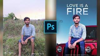 Outdoor Photo Editing In Photoshop CC | Cool Photo Editing | The Lion Graphics