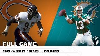 Dolphins End '85 Bears Undefeated Season (Week 13, 1985) | Bears vs. Dolphins | NFL Full Game