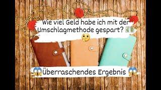 So viel Geld durch Umschlagmethode gespart| GROßE ÜBERRASCHUNG 