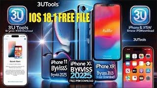 IPHONE XR BYPASS ON 3UTOOLS 2025 | | iPhone IPSW download Free