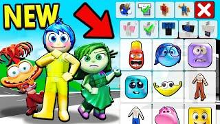 How to Dress as INSIDE OUT CHARACTERS in ROBLOX for FREE!