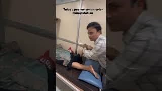 #manipulation#anklepain #foot#pain#trending#viralvideo #chiropractor #manual#therapy #physiotherapy