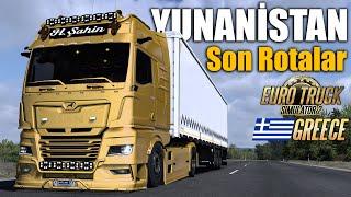 Yunanistan'daki Son Rotalarımızı Gidiyoruz !! Man Tgx - Tırsan Dorse | Ets2 1.54 Beta !!