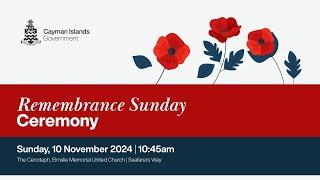 Remembrance Sunday Ceremony | Sunday, 10 November 2024