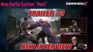 Tekken 8 Second Trailer Supplements | Heat System, Rage Art, Wall Mechanic