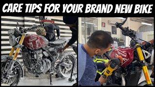 TRIUMPH SPEED 400 | HOW TO PROTECT YOUR BRAND NEW BIKE | CARE TIPS & ESSESNTIAL ACCESSORIES