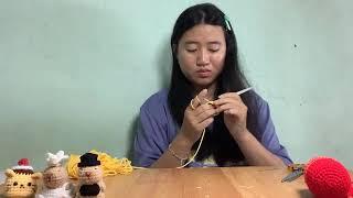 Knitting tutorial for creative gift ideas including LION and BOOK BASKET in wool part 1