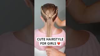 CUTE HAIRSTYLE FOR GIRLS | Audrey and Victoria #hairstyle #hairtutorial