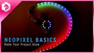 NeoPixel Basics - Make Your Project Glow (No Soldering!) #adafruit