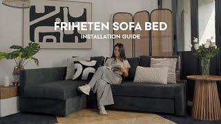 How to change your IKEA Friheten sofa covers with ZERO disassembly | Comfort Works