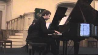 Alkanliszt Piano Concerto in E major (two piano arrangement), first movement