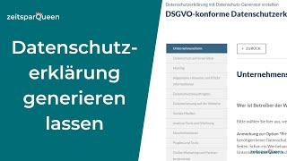 Datenschutzerklärung erstellen und Abmahnungen vermeiden