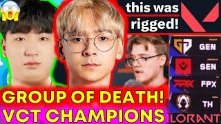 VCT Champions Groups REVEAL: Zellsis "Rigged"?!  VCT News