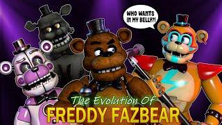 The Evolution Of Freddy Fazbear Animated In 3D!