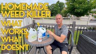 HomeMade Weed Killer - DIY Weed Killer - Before and After