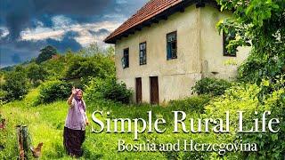 This Grandmother lives a different, Forgotten Way of Life || Bosnia and Herzegovina || Village asmr