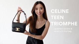 1 YEAR UPDATE | CELINE TRIOMPHE TEEN, PROS & CONS, IS IT WORTH IT? MODSHOTS & WHAT’S IN MY BAG