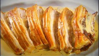 Marco Pierre White recipe for Pork belly with cider and cream sauce