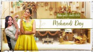 Wedding Vlog || Day01 || Mehandi day || Niha sisters
