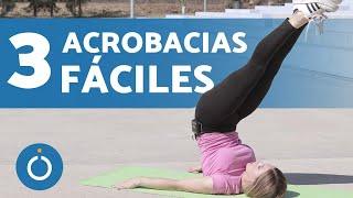 ACROBACIAS FÁCILES para PRINCIPIANTES ‍️ (3 Acrobacias para EMPEZAR)