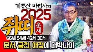 2025년 을사년 대박나는 쥐띠운세x월 엄청난 대운이 들어온다?! 삼재가 끝나고 내년에 돈복,인복,만복 다 들어옵니다! 쥐띠분들 기대하세요! 60년생 72년생 84년생 96년생