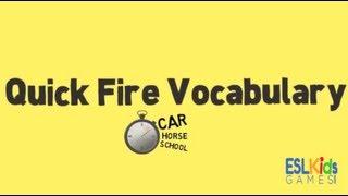 ESL Game : Quick Fire Vocabulary