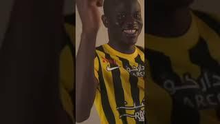 N'Golo Kante EPIC announcement video at Al-Ittihad  #shorts